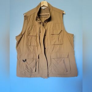 TravelSmith Women's Brown Utility Fishing Vest 2X